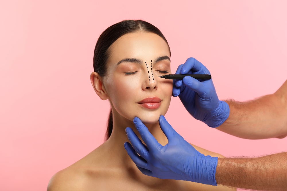 Woman preparing for rhinoplasty with surgeon in Pittsburgh, PA